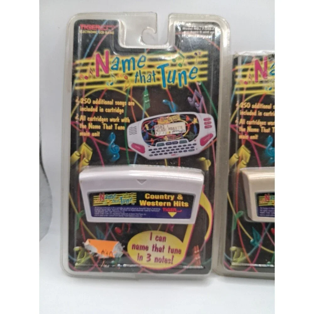 Tiger Name That Tune game music Cartridge's 2 and country and western hits